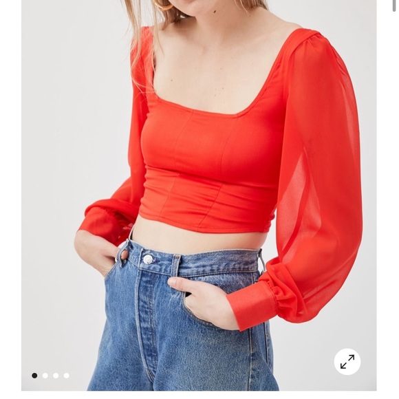 sheer top urban outfitters
